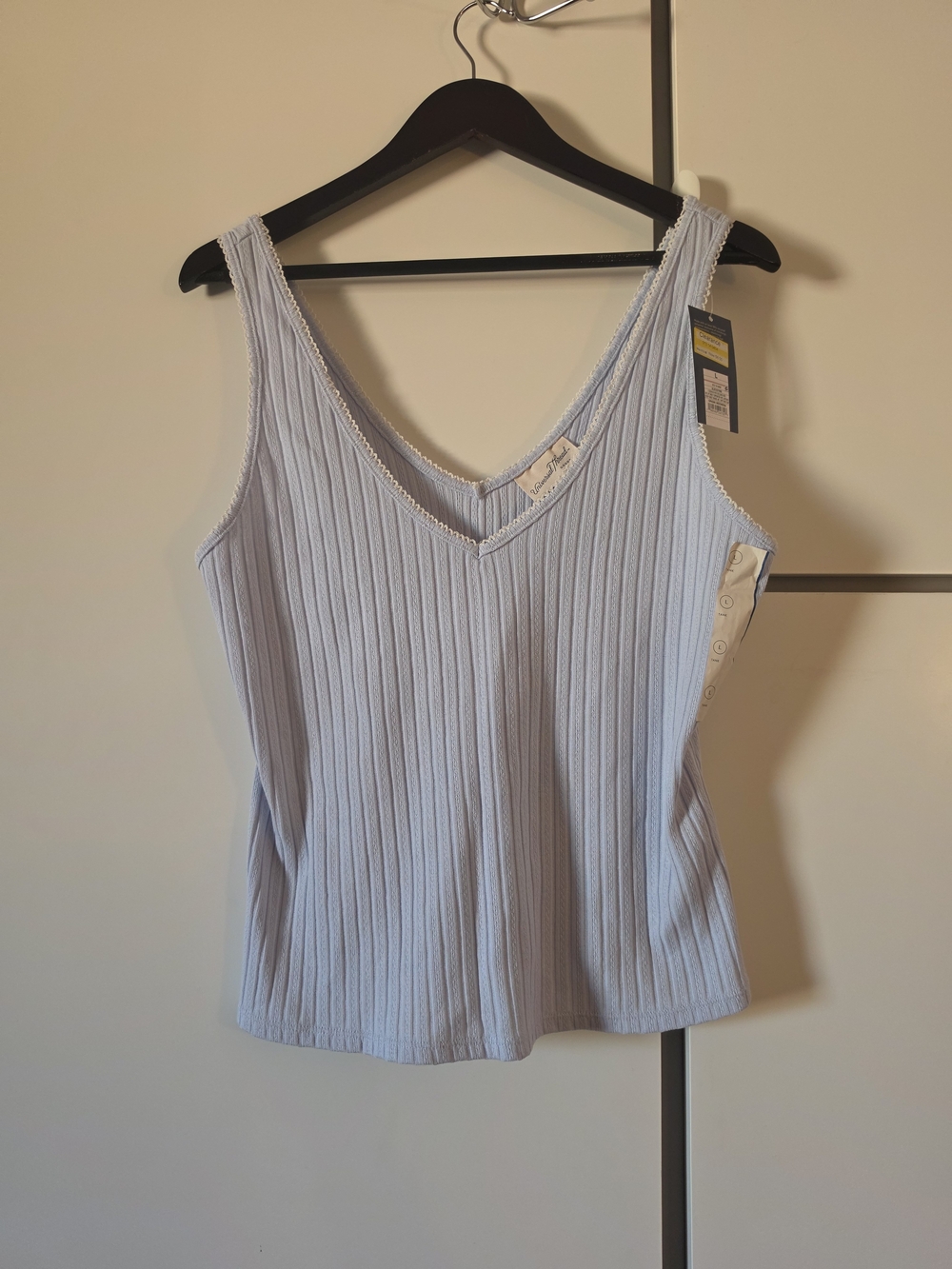 light blue Universal Thread V-neck tank top